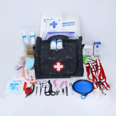 Dog First Aid Kit for Home, Travel & Outdoor Emergencies