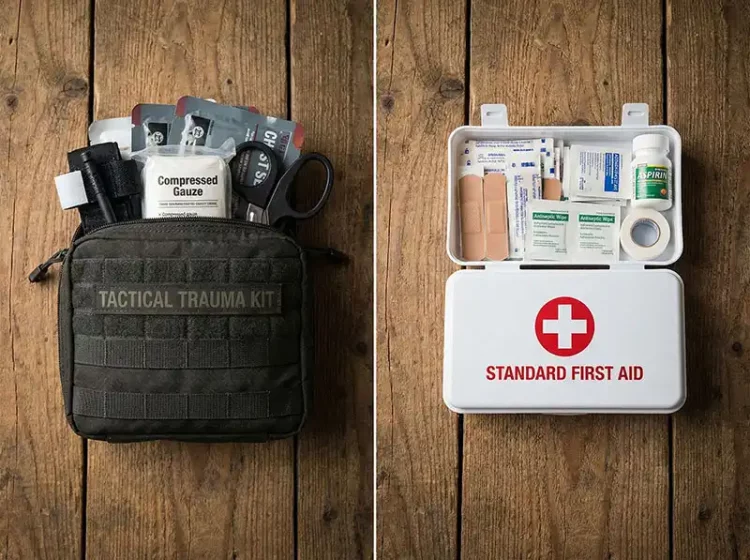 Tactical First Aid Kit vs Standard First Aid Kit: What’s the Difference?