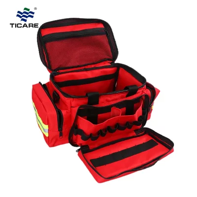 airway kit contents including nasopharyngeal airway and medical supplies