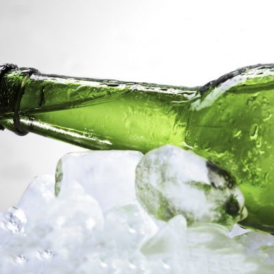 330ml green glass beer bottle