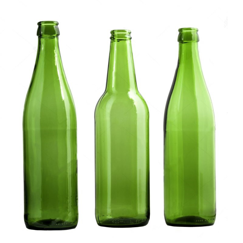 330ml green glass beer bottle