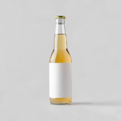 500ml Clear glass beer  bottle
