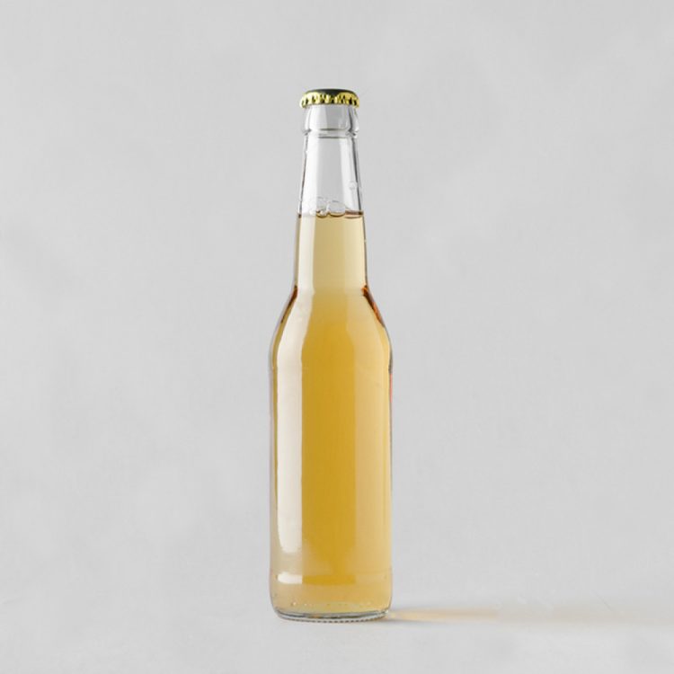 640ml Clear glass beer  bottle