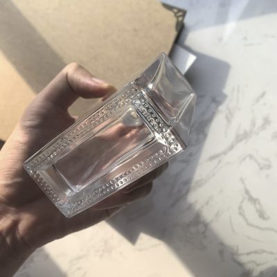empty perfume  glass bottle