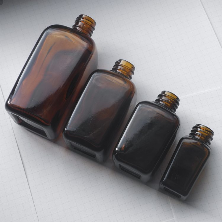 square Dropper Glass Bottle