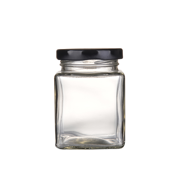 150ml square food glass jars