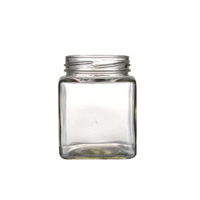 100ml square food glass jars