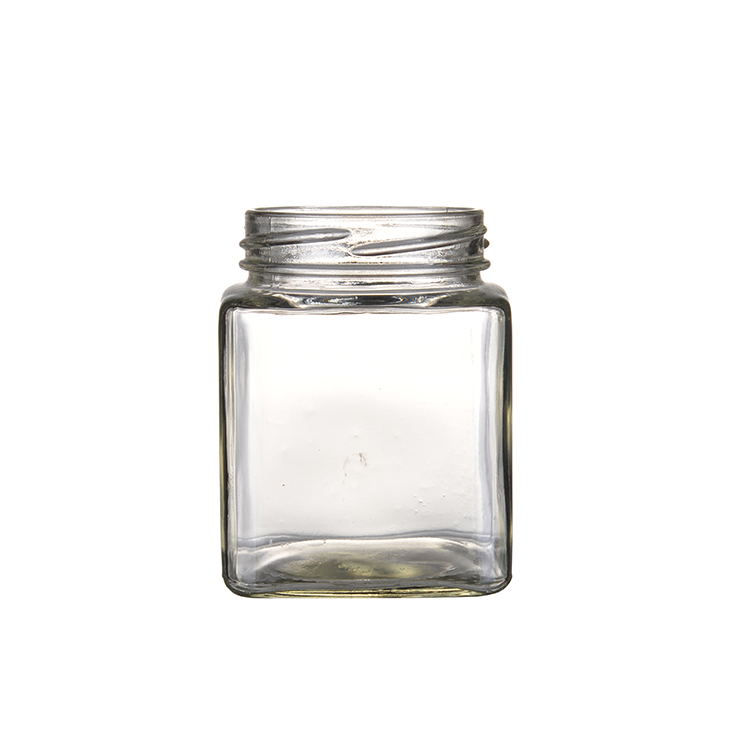 100ml square food glass jars