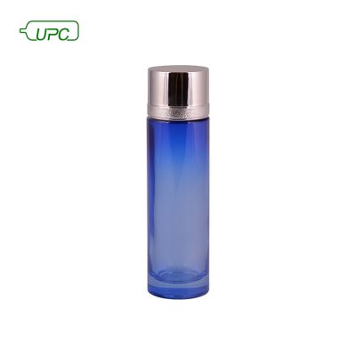 200ml Gradient Blue Glass Cosmetic Bottle