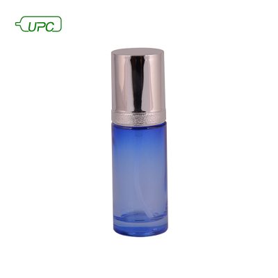 50ml Gradient Blue Glass Cosmetic Bottle