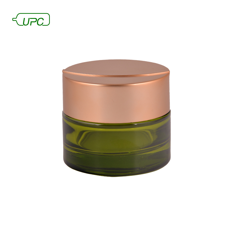 green Screw Top Cream Jar