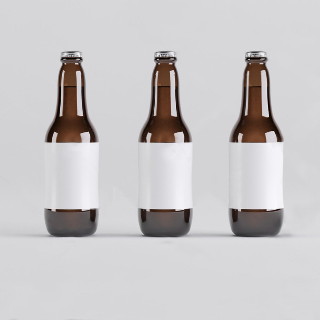 amber glass beer bottles 01