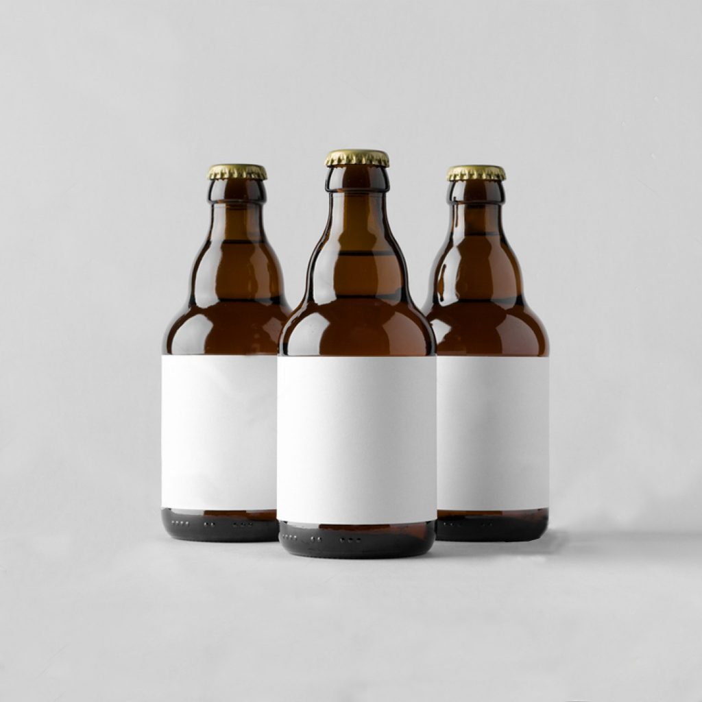 amber glass beer bottles 01