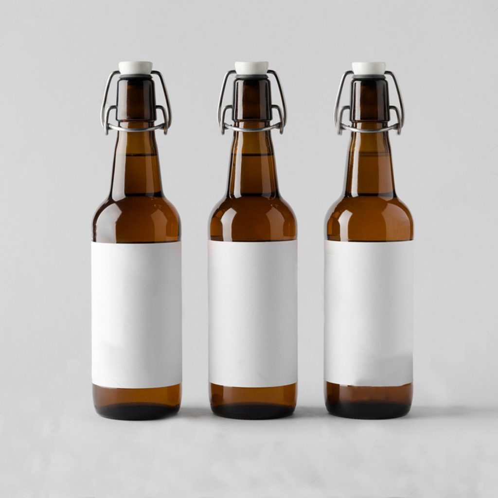 amber glass beer bottles 2