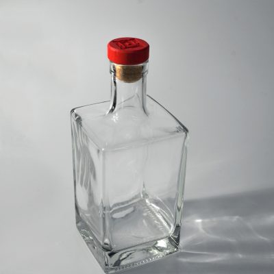 square 750ml whisky glass bottle 04