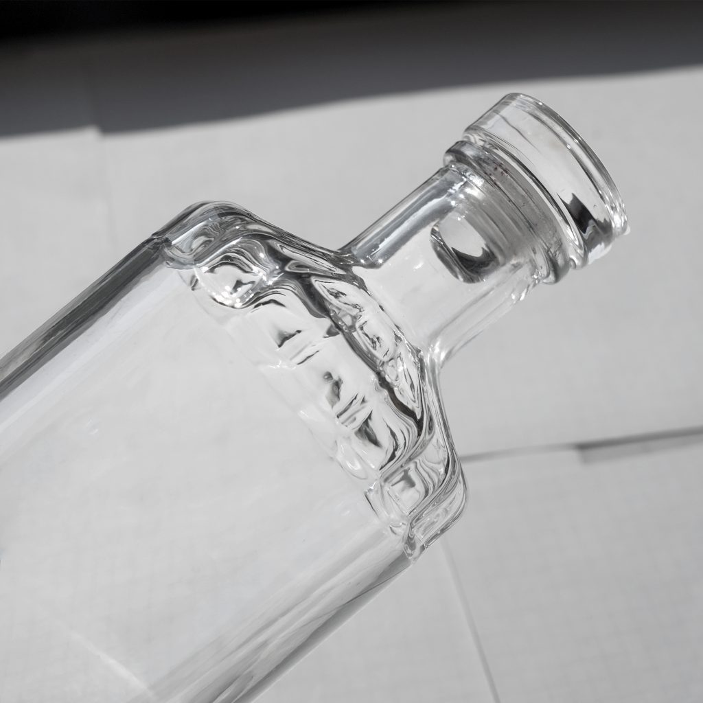 glass vodka bottle