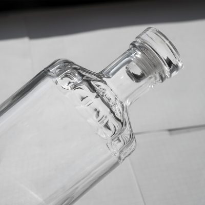 glass vodka bottle