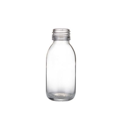 clear glass bottle for syrup