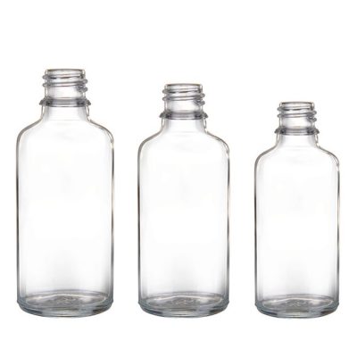 200ml clear pharma glass bottle