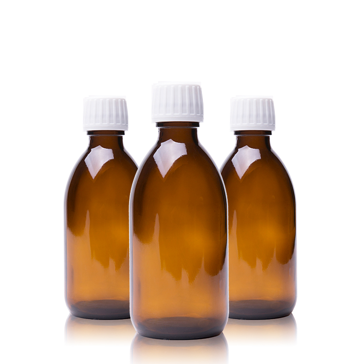 Amber Syrup Pharmaceutical Glass Bottle 2