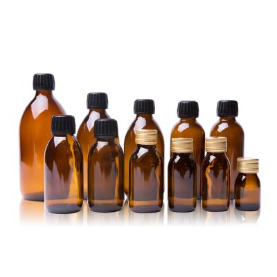 Amber Syrup Pharmaceutical Glass Bottle 2