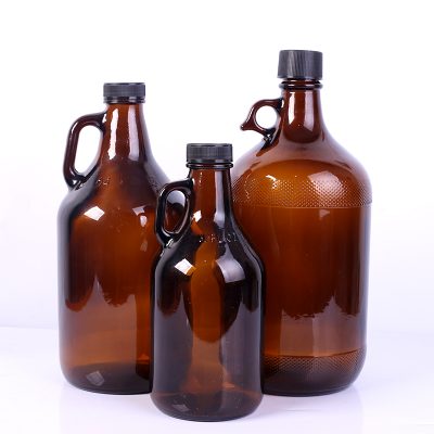 1000ml Amber Wine Beer Glass Bottles