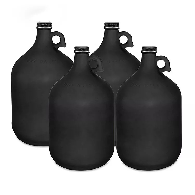 black Beer Growler Bottle 6