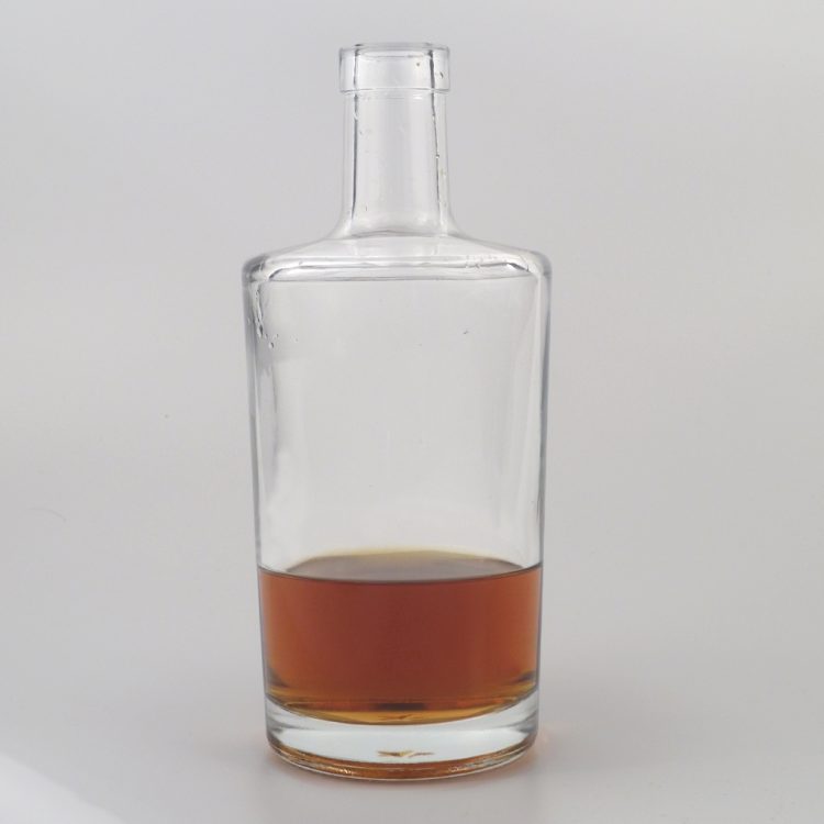 500ml cylindrical whiskey bottle
