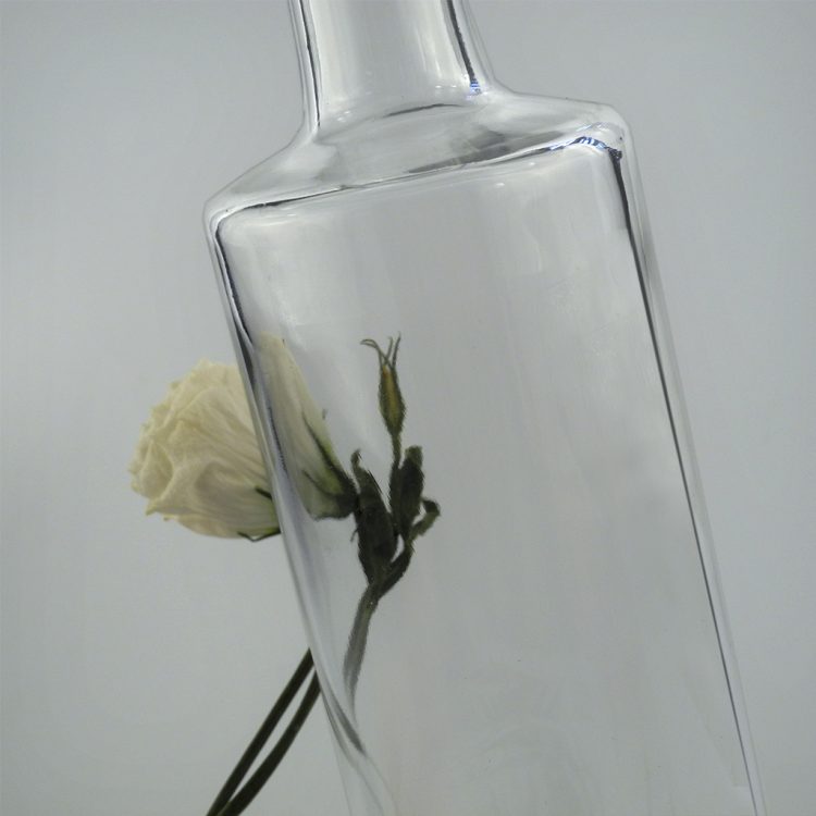 500ml clear glass whisky  bottle