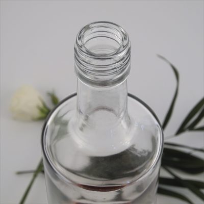 750ml clear glass whisky  bottle