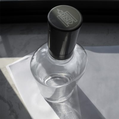 custom 500ml clear liquor bottle