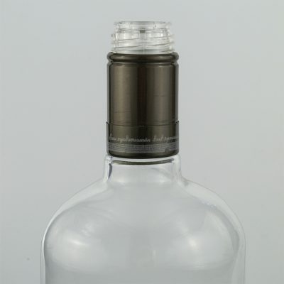 custom  clear liquor bottle