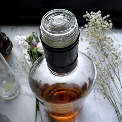 500ml clear liquor bottle