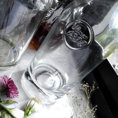 Transparent  whiskey glass bottle 56