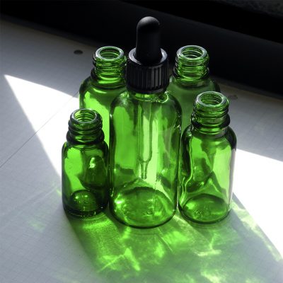 10ml green Essential Oil  Dropper Bottle