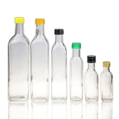 Clear Olive Oil Glass Bottle