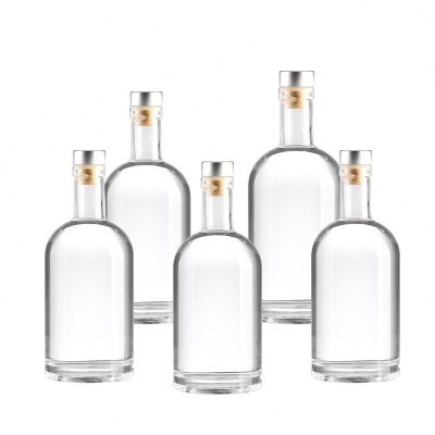 glass vodka bottle 1123