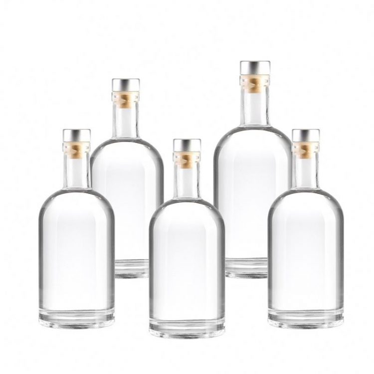 glass vodka bottle 1123