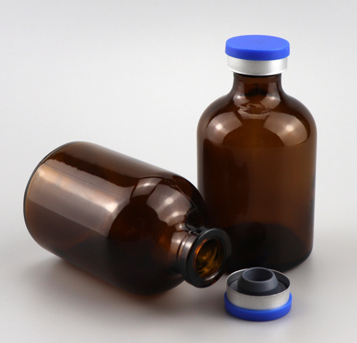 100ml amber Borosilicate Glass Vial botle