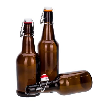swing top beer glass bottle