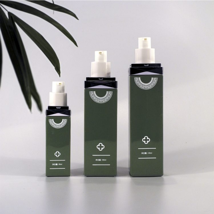 pump spray glass cosmetic bottle 003