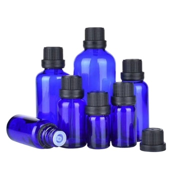 glass essential oil bottle