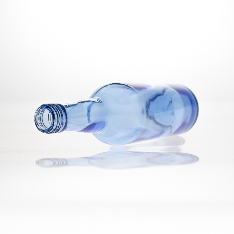 500ml light blue  beer bottle