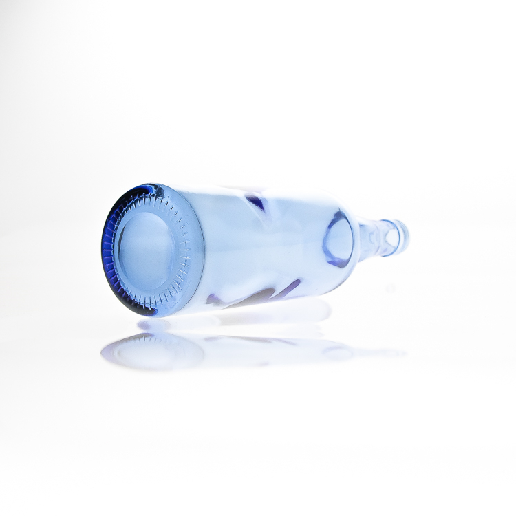 250ml light blue  beer bottle