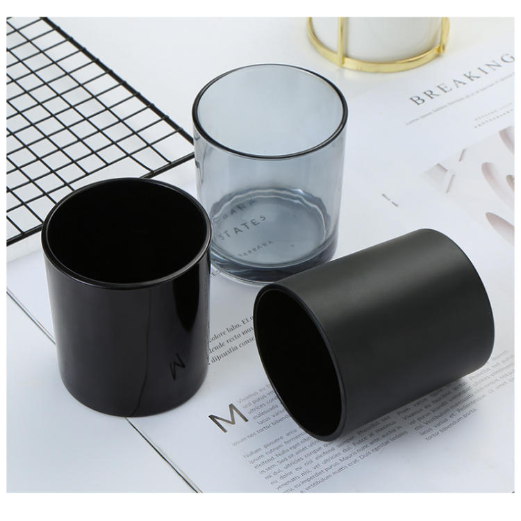 Black Scented Candle Jars 01