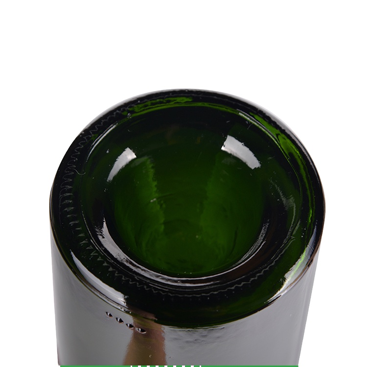 750ml green Glass Red Wine Bottle 01