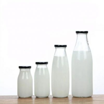 500ml glass milk bottle