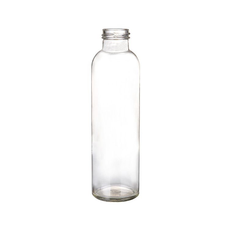 500ml clear round glass bottle