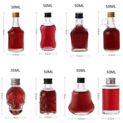 50ml mini liquor bottles