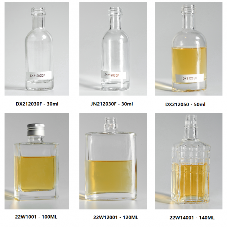 mini  liquor glass bottle